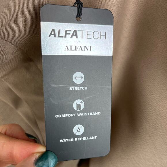NWT Alfani Mens AlfaTech Stretch Chino Shorts 38 - Picture 6 of 7